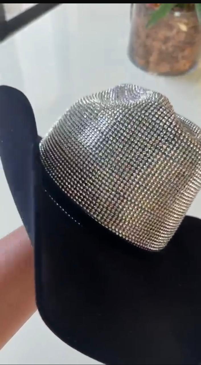 Chapeu Black Silver